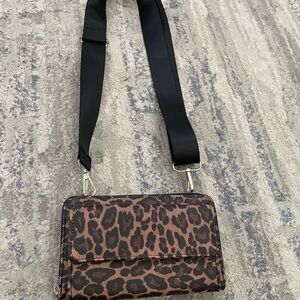 Leopard Print Crossbody Bag